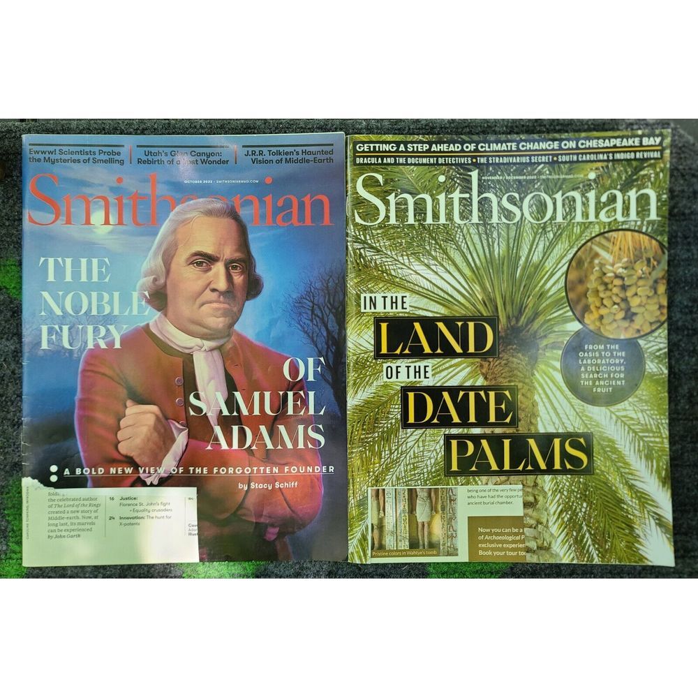 Smithsonian Magazine 2022 History Chesapeake Bay Date Palms Dracula Utah Tolkien